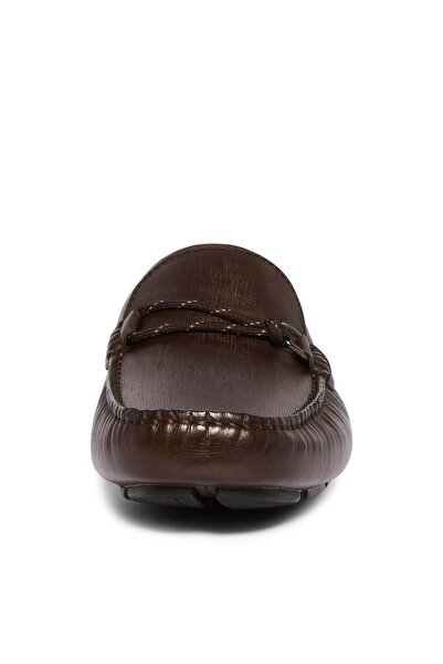 Steve Madden Mens Zambezi Brown Leather Formal Shoes