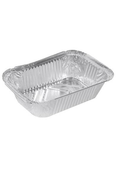 OEM Set of disposable aluminum trays, silver, 5 pcs, 20x13.8x5cm