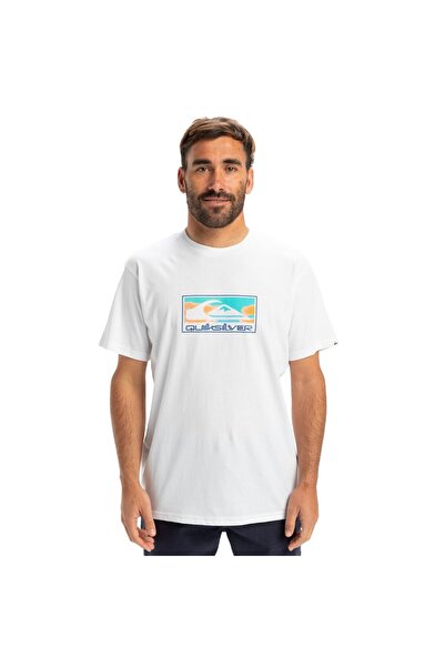 Quiksilver Kurzarm-T-Shirt für Herren – Algodón-Jersey-Stoff, 160 g/m2