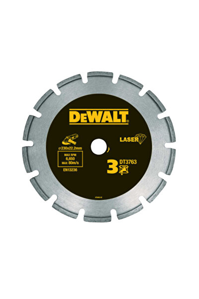 Dewalt - Disc diamantat pentru materiale dure și granit, 230x22,23mm [DT3763-XJ]