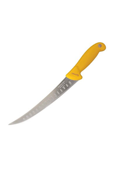 SDX Market Cuțit de măcelar cu lamă curbată semiflexibilă antiaderentă de 22 cm, fabricată din oțel german, Sdx Market