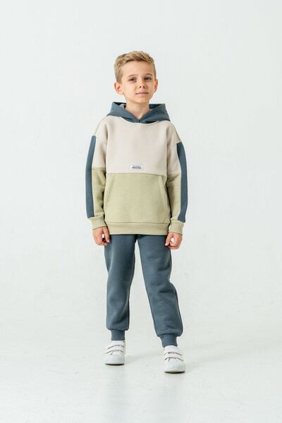 HAUSEkids 1-6 Years Old Block Original Boy's Suit-Green