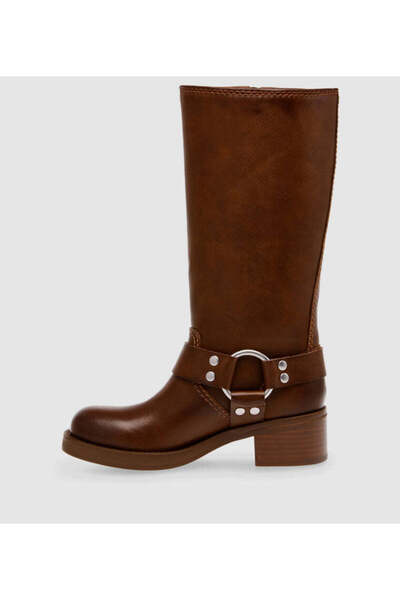 Steve Madden Womens Eastern Brown Boots