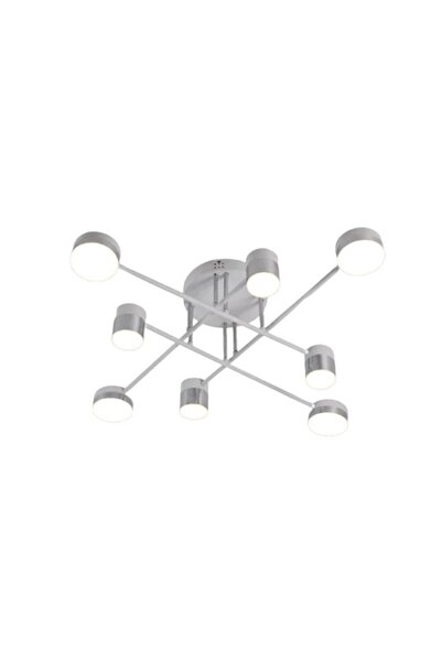 LED CONCEPT Lustra LED cu 3 tipuri de lumina si telecomanda, alba, asimetrica...