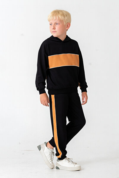 AHENGİM Σετ αθλητική φόρμα για αγόρια Soul Fater με στάμπα στο κάτω μέρος Ak7882