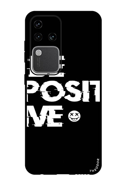 Theodor جراب واقٍ مضاد للخدش والصدمات لهاتف Vivo S18 Pro كن إيجابيًا