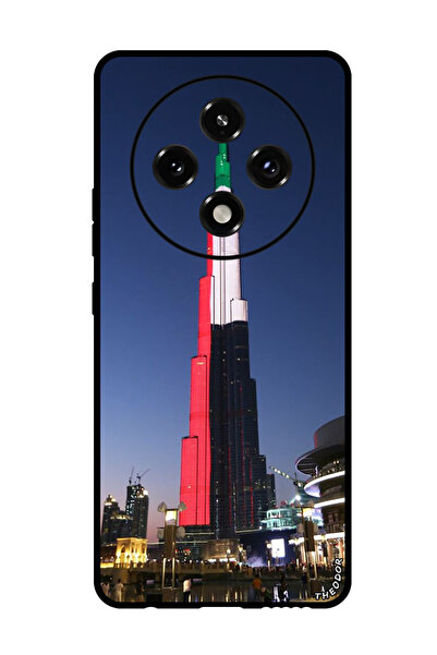 Theodor جراب واقٍ مضاد للخدش والصدمات لهاتف Oppo A3 Pro، علم الإمارات العربية...