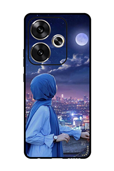 Theodor جراب واقٍ مضاد للخدش والصدمات لهاتف Xiaomi Redmi Turbo 3، فتاة محجبة ...