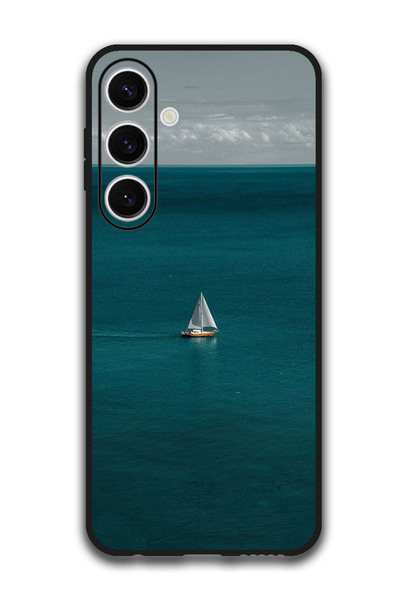 Theodor جراب واقٍ مضاد للخدش والصدمات لهاتف Samsung Galaxy S24 FE سفينة شراعية