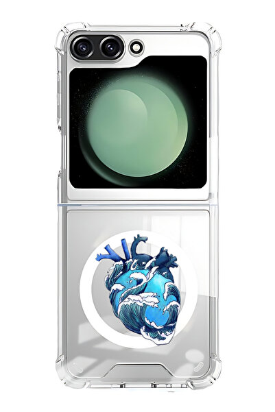 Theodor Case for Samsung Galaxy Z Flip 5 Compatible with MagSafe, Shockproof ...