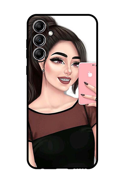 Theodor جراب واقٍ مضاد للخدش والصدمات لهاتف Samsung Galaxy F15 لالتقاط صور سيلفي