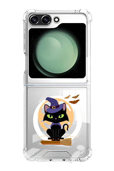 Theodor غلاف لهاتف Samsung Galaxy Z Flip 5 متوافق مع MagSafe، غطاء ممتص للصدم...