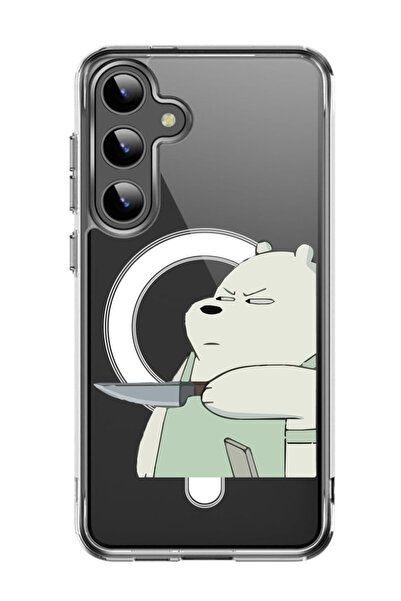 Theodor غلاف لهاتف Samsung Galaxy S24 متوافق مع MagSafe، غطاء ممتص للصدمات مق...