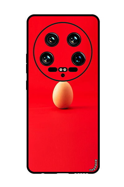 Theodor جراب واقٍ مضاد للخدش والصدمات لهاتف Xiaomi 14 Ultra egg_chicken_egg_red