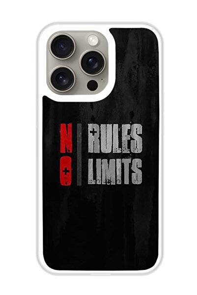 Theodor غطاء حماية لجهاز أبل آيفون 15 برو ماكس بدون قواعد (مصد أبيض)