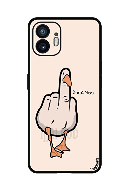Theodor جراب واقٍ مضاد للخدش والصدمات لهاتف Nothing Phone (2) Duck you
