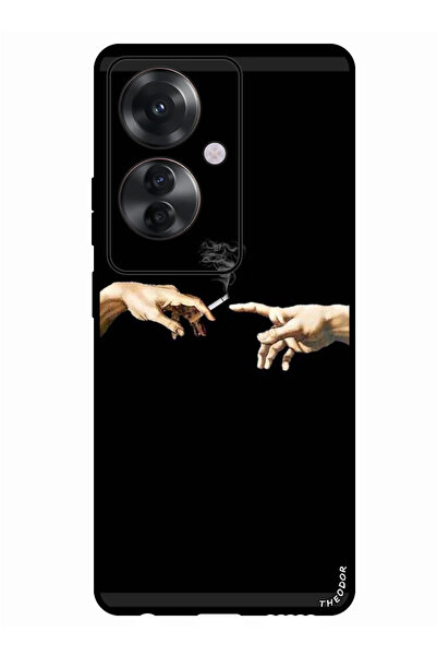 Theodor جراب واقٍ مضاد للخدش والصدمات لهاتف Oppo F25 Pro من تصميم آدم