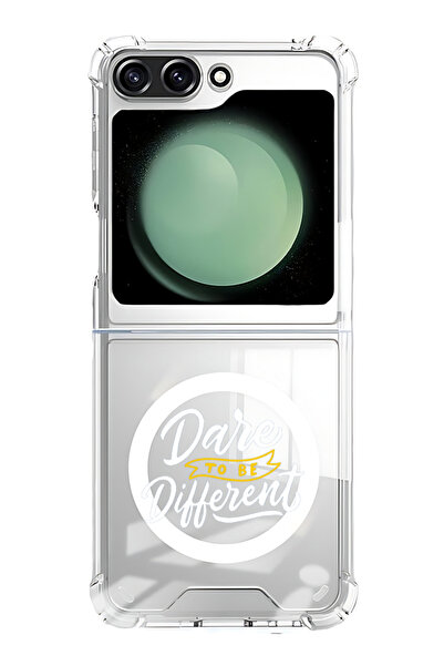 Theodor غلاف لهاتف Samsung Galaxy Z Flip 6 متوافق مع MagSafe، جراب مقاوم للصد...