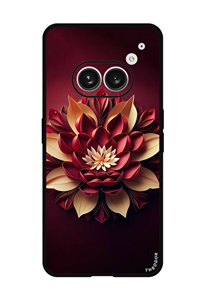 Theodor جراب واقٍ مضاد للخدش والصدمات لهاتف Nothing Phone (2a) Flower Abstract 2