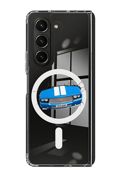 Theodor غلاف لهاتف Samsung Galaxy Z Fold 6 متوافق مع MagSafe، غطاء مصد للهاتف...