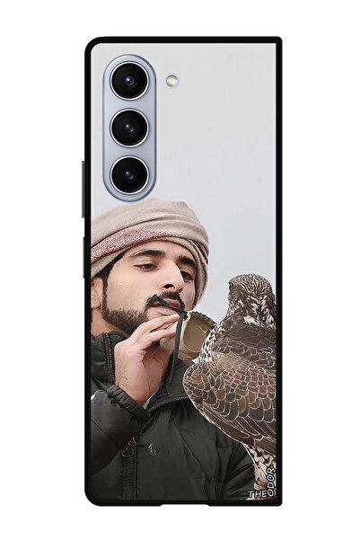 Theodor جراب حماية لهاتف سامسونج جالاكسي زد فولد 6، شيخ حمدان، نسر محب