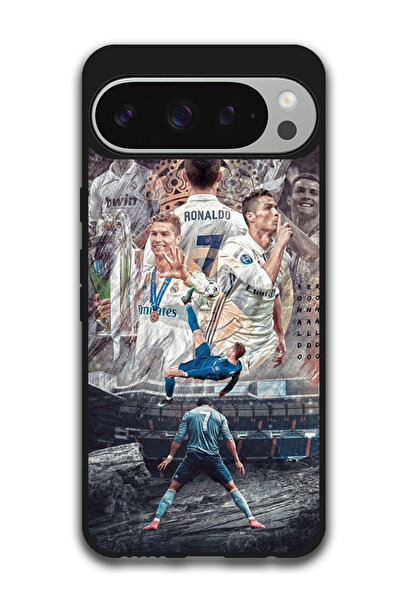 Theodor جراب واقٍ مضاد للخدش والصدمات لهاتف Google Pixel 9 Pro XL رونالدو 1