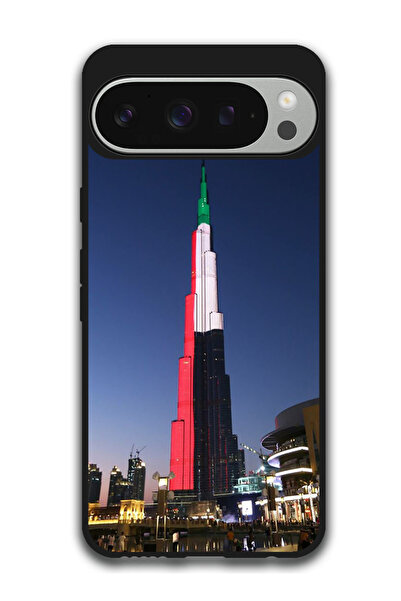 Theodor جراب حماية لهاتف Google Pixel 9 Pro XL مع علم الإمارات العربية المتحد...