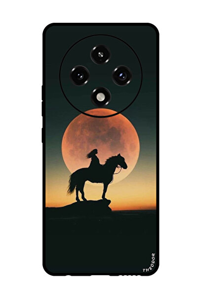 Theodor جراب واقٍ مضاد للخدش والصدمات لهاتف Oppo A3 Pro بتصميم غروب الشمس المهيب