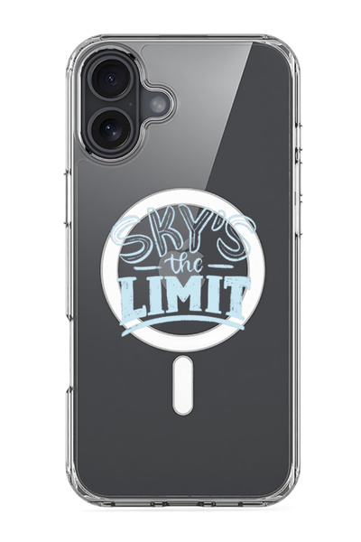 Theodor جراب Magsafe متوافق مع iPhone 16، غطاء ممتص للصدمات للهاتف - السماء ه...