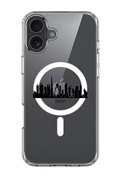 Theodor جراب ماج سيف لهاتف آيفون 16 بلس، غطاء حماية مقاوم للصدمات - أفق دبي