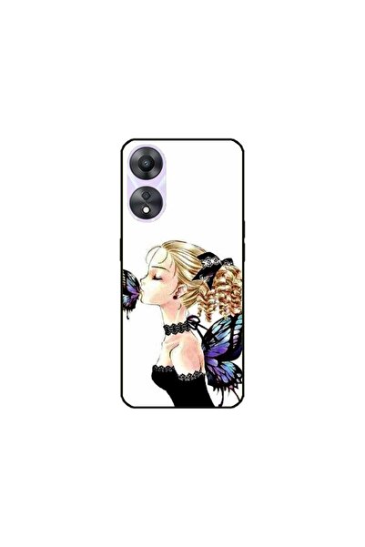 Atlas Husa personalizata si Folie de Silicon pentru OPPO A78, Butterfly Fairy...
