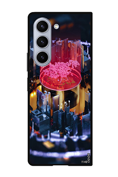 Theodor غطاء حماية مضاد للخدش والصدمات لهاتف سامسونج جالاكسي زد فولد 6 bonsai...