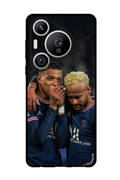 Theodor جراب واقٍ مضاد للخدش والصدمات لهاتف هواوي بيورا 70 مبابي ونيمار 1