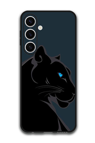 Theodor جراب واقٍ مضاد للخدش والصدمات لهاتف Samsung Galaxy S24 FE بنقشة فن الفهد