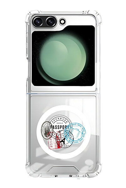 Theodor Case for Samsung Galaxy Z Flip 5 Compatible with MagSafe, Shockproof ...