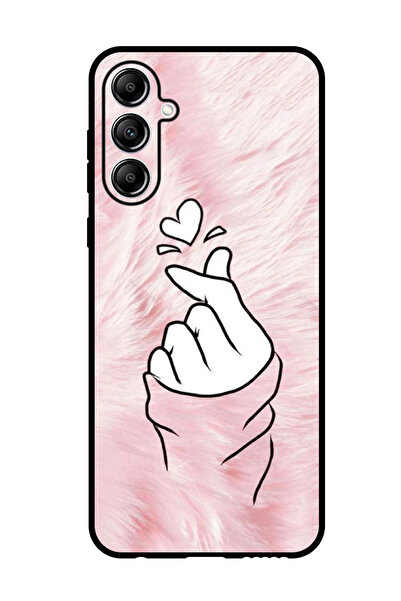 Theodor جراب واقٍ مضاد للخدش والصدمات لهاتف سامسونج جالاكسي M15، سناب لوف، وردي