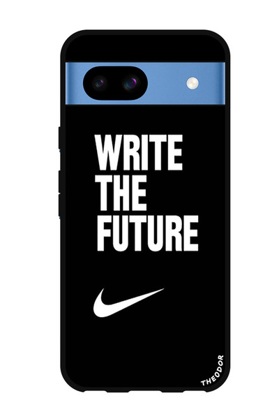 Theodor جراب واقٍ مضاد للخدش والصدمات لهاتف Google Pixel 8a اكتب المستقبل