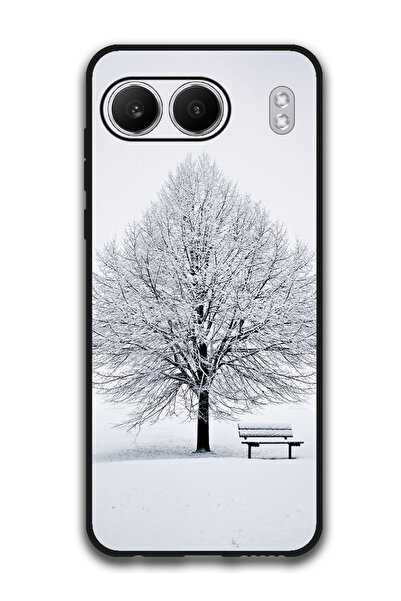 Theodor غطاء حماية مضاد للخدش والصدمات لهاتف OnePlus Nord 4 bench_snow_winter