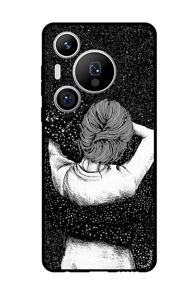 Theodor جراب حماية لهاتف هواوي بيورا 70 برو بلس - خيال فتاة ليلي