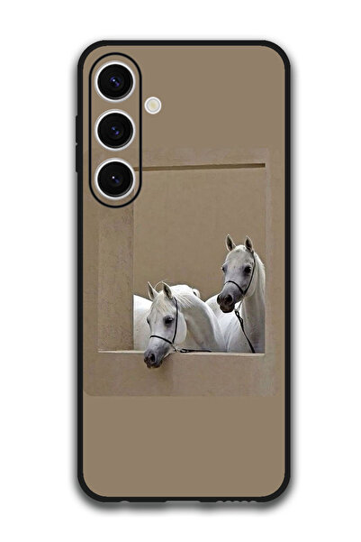 Theodor جراب واقٍ مضاد للخدش والصدمات لهاتف Samsung Galaxy S24 FE حصان في الن...