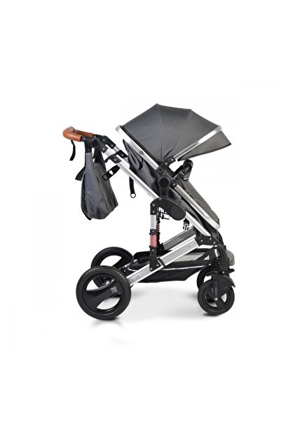 Moni 2 in 1 stroller with suspension Gala Black
