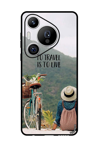 Theodor جراب حماية لهاتف هواوي بيورا 70 برو بلس للسفر هو للعيش