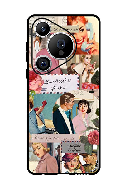 Theodor جراب واقٍ مضاد للخدش والصدمات لهاتف هواوي بيورا 70 فينتيج