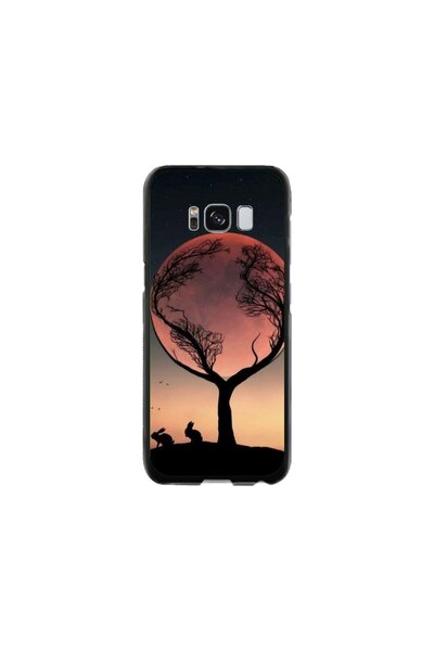 Atlas Husa personalizata Samsung Galaxy S8, Moon Tree, multicolor, S1D1M0068