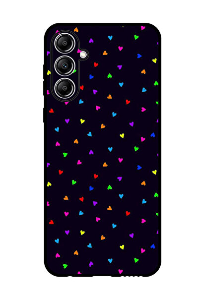 Theodor جراب واقٍ مضاد للخدش والصدمات لهاتف Samsung Galaxy M15 قلوب صغيرة (2)