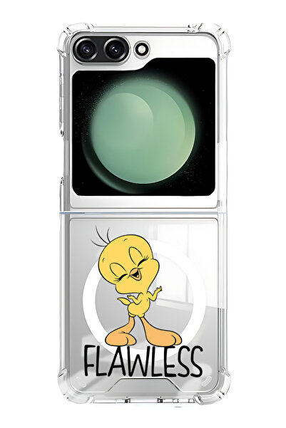 Theodor Case for Samsung Galaxy Z Flip 5 Compatible with MagSafe, Shockproof ...