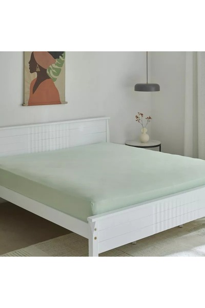 Home Box Derby Solid Microfiber Olympic Queen Fitted Sheet - 160x200+25 cm