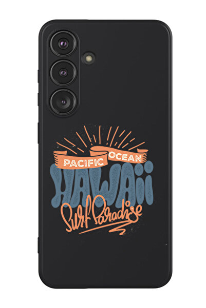 Theodor غطاء حماية من السيليكون السائل لهاتف سامسونج جالاكسي S24 (أسود) - هاو...