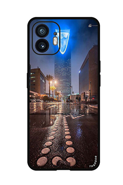 Theodor جراب واقٍ مضاد للخدش والصدمات لهاتف Nothing Phone (2) برج المملكة