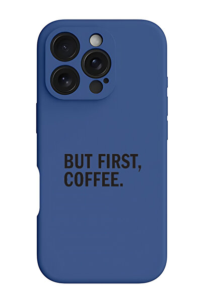 Theodor غطاء حماية سيليكون سائل مقاوم للصدمات لهاتف iPhone 16 Pro Max أزرق - ...